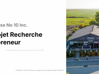 Café à vendre – Halte gourmande unique au bord du canal de Saint-Ours REF#16928