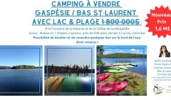 Camping : Base Plein Air & Relais St-Damase en Gaspésie REF#17091