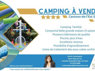 Magnifique camping familial à vendre en Estrie REF#16738