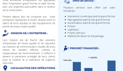 Entreprise d'imprimerie numérique à vendre REF#16613