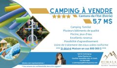 Magnifique camping familial à vendre en Estrie REF#16738