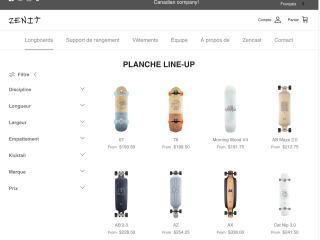 Entreprise de fabrication et marque de skate / longboard établie REF#16979